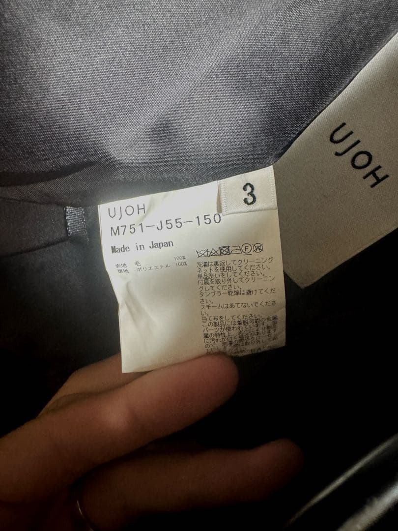 ジャケット・アウター UJOH 2024 SPRING LOOK RING JKT STUDIOUS