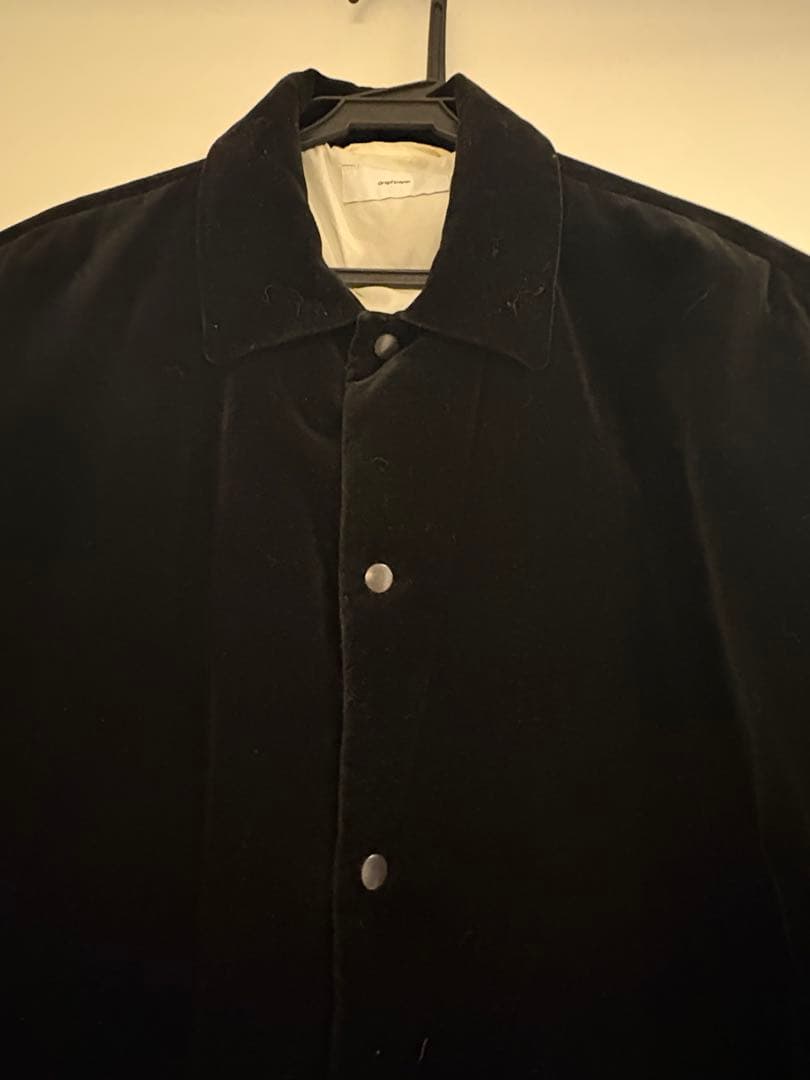 Graphpaper　グラフペーパー　ベロア　コーチジャケット　中綿入り