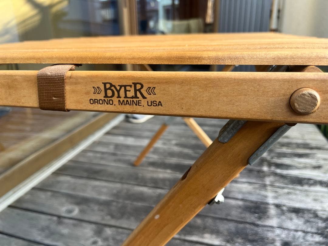 【廃盤】希少BYER OF MAINE バイヤーオブメイン ロールトップテーブル