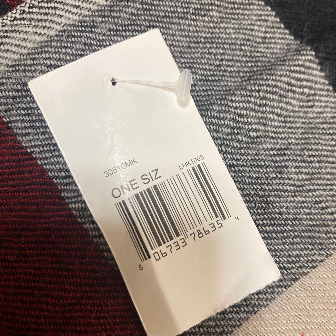 未使用タグ付き/ダブルアールエル/ウール100%/ストール/マフラー