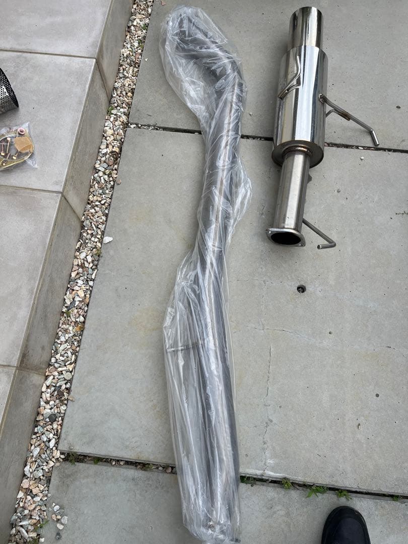 s14 cs14 サムライパワー 砲弾マフラー ターボ用 出口ロングタイプ