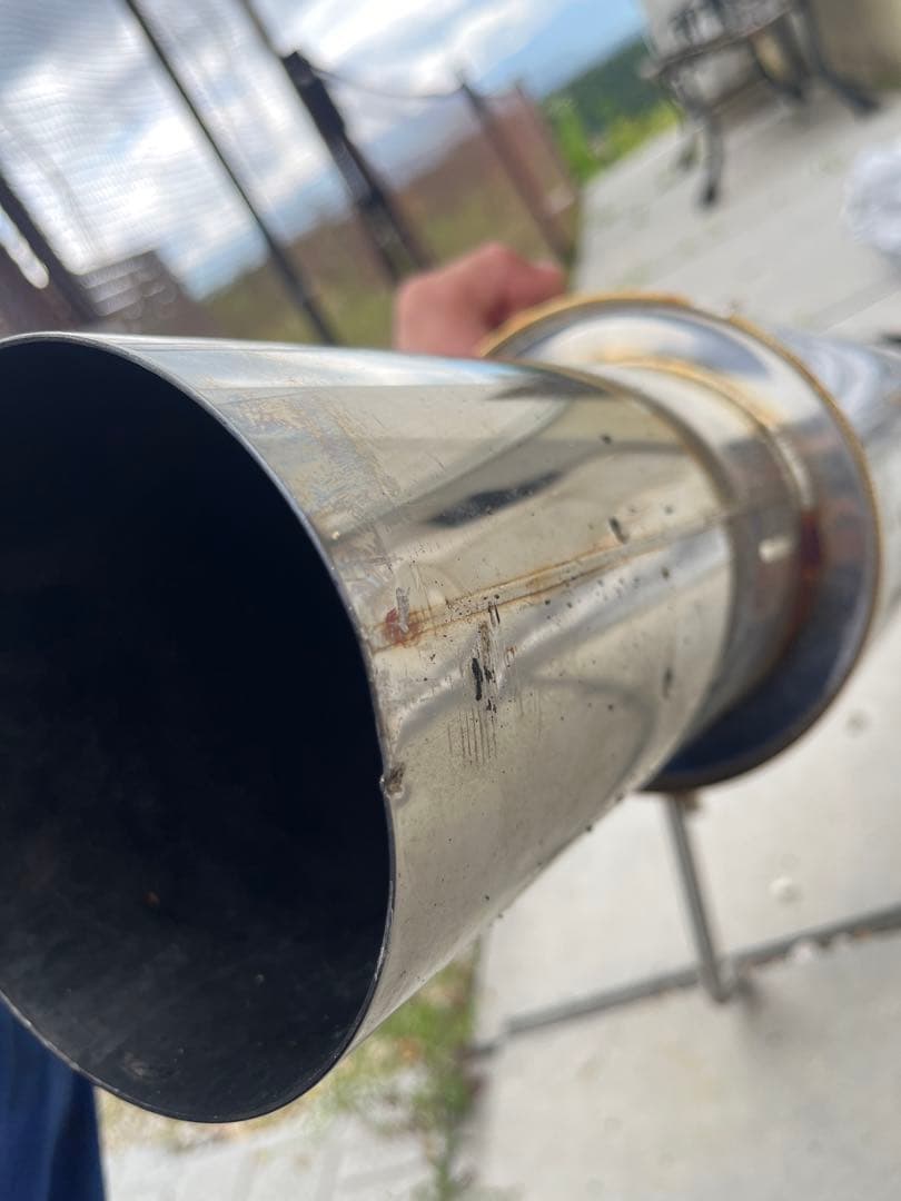 s14 cs14 サムライパワー 砲弾マフラー ターボ用 出口ロングタイプ