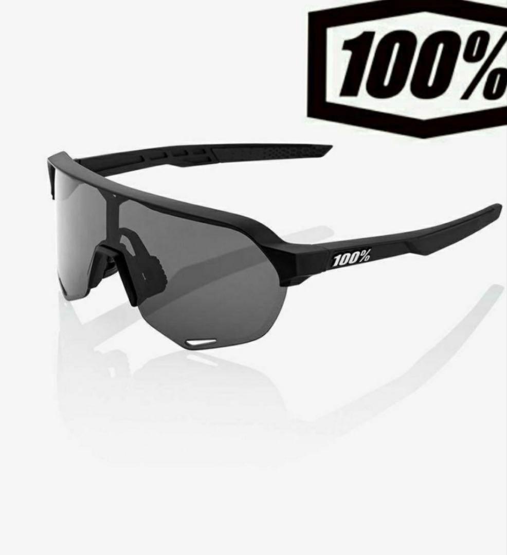 100% S2 ブラック スモークレンズ ワンハンドレッド サングラスお値下げ◎