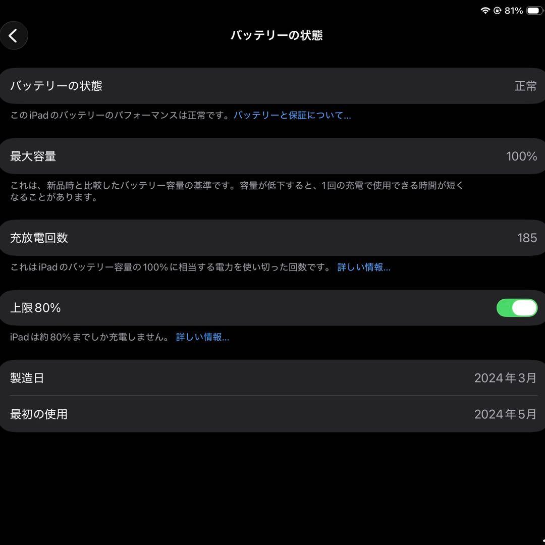 【美品】 iPad Pro M4 256GB シルバー 11インチ