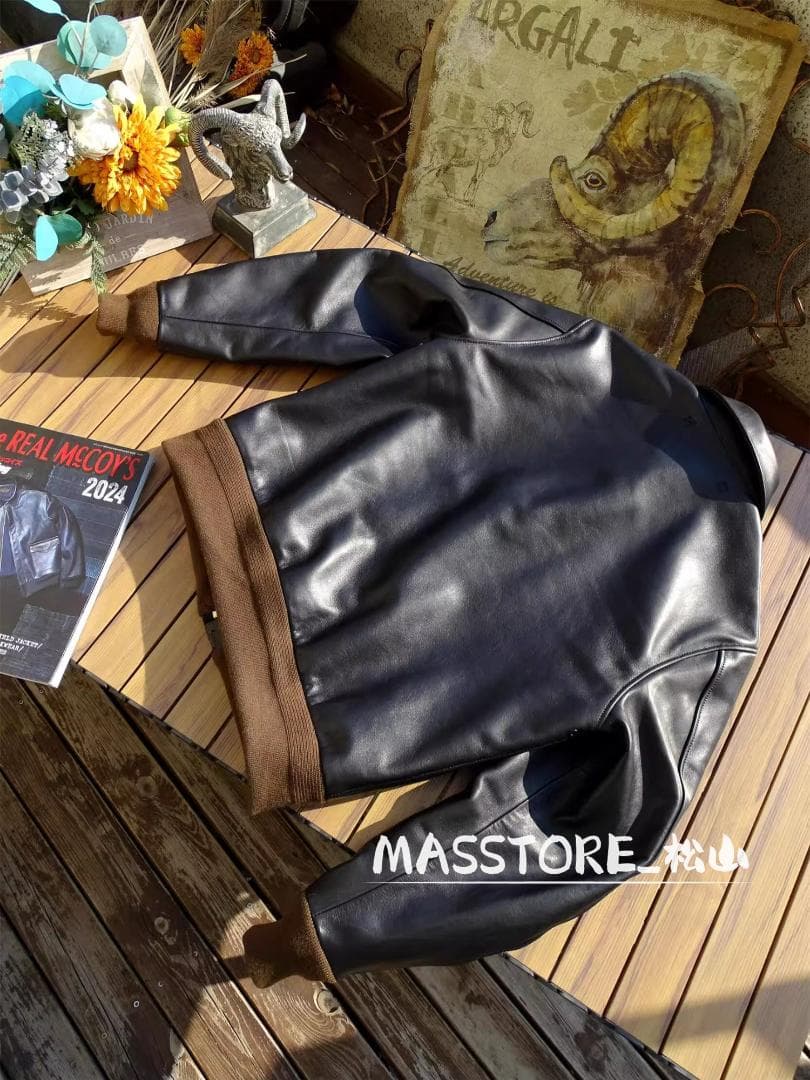 メンズ革ジャン A2 フライトジャケット馬革 本革レザージャケットS-5XL