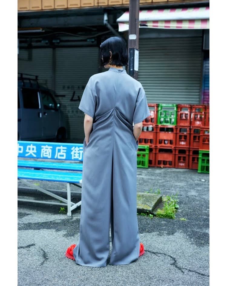 専用★ENFOLD即完売ツイルドレープオールインワン★36★新品未使用タグ付き