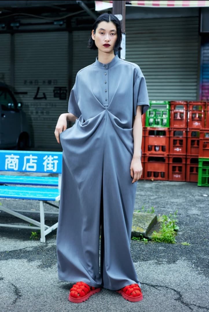 専用★ENFOLD即完売ツイルドレープオールインワン★36★新品未使用タグ付き