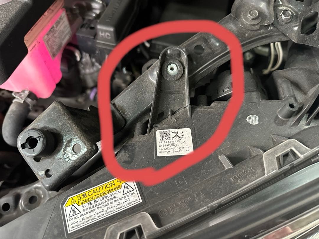 ３０後期　２眼LED左ヘッドライト