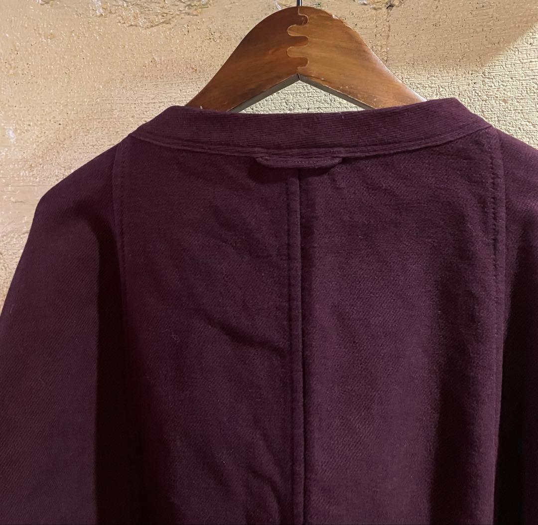 45R上質モールサージのストレッチワンピースゆったり暖か45100円新品同様