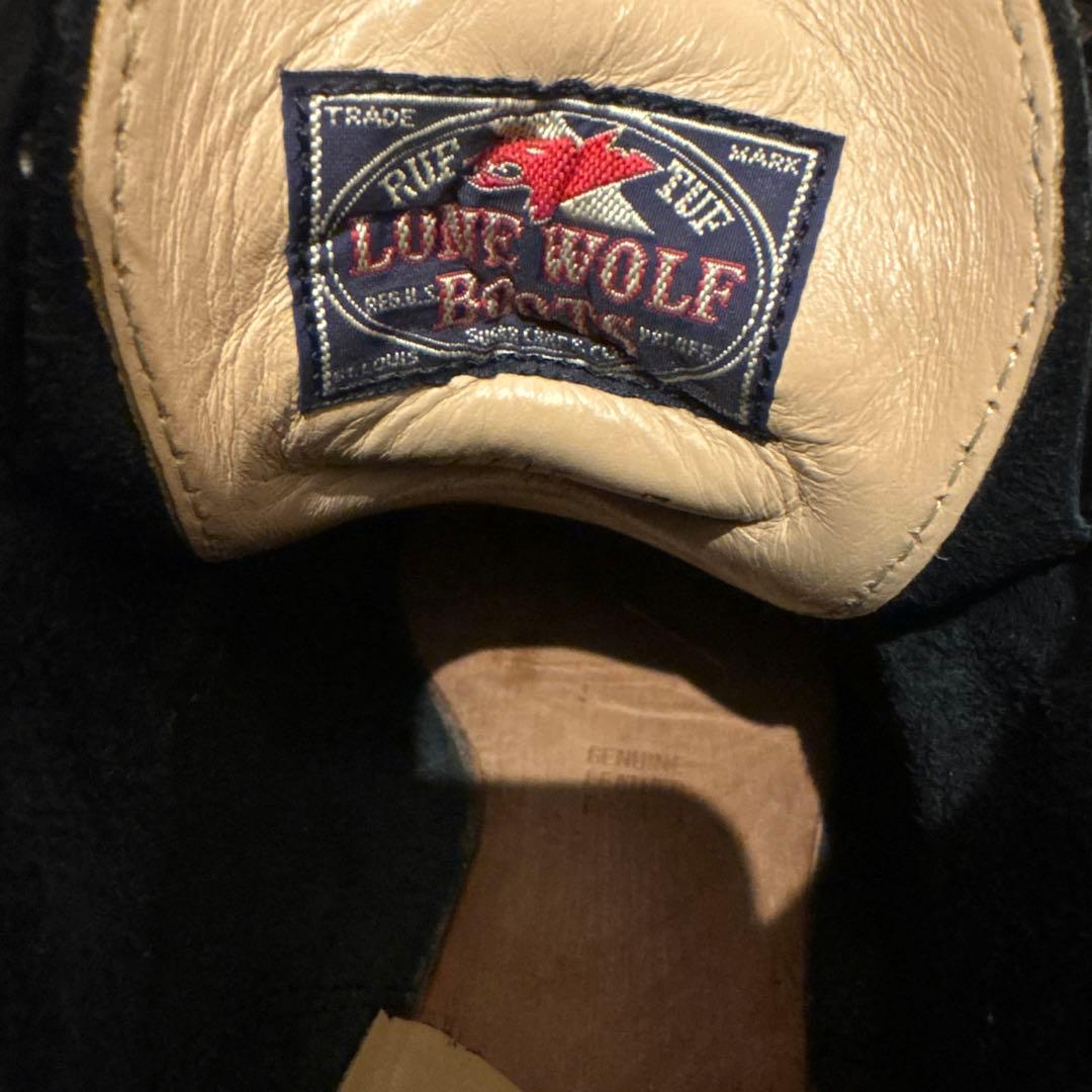 美品　ロンウルフ　カーペンター　ワークブーツ　ブラック