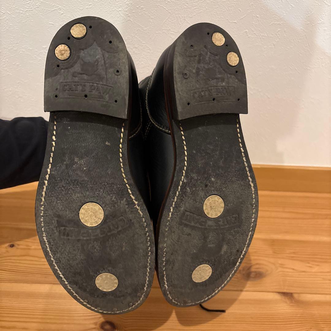 美品　ロンウルフ　カーペンター　ワークブーツ　ブラック