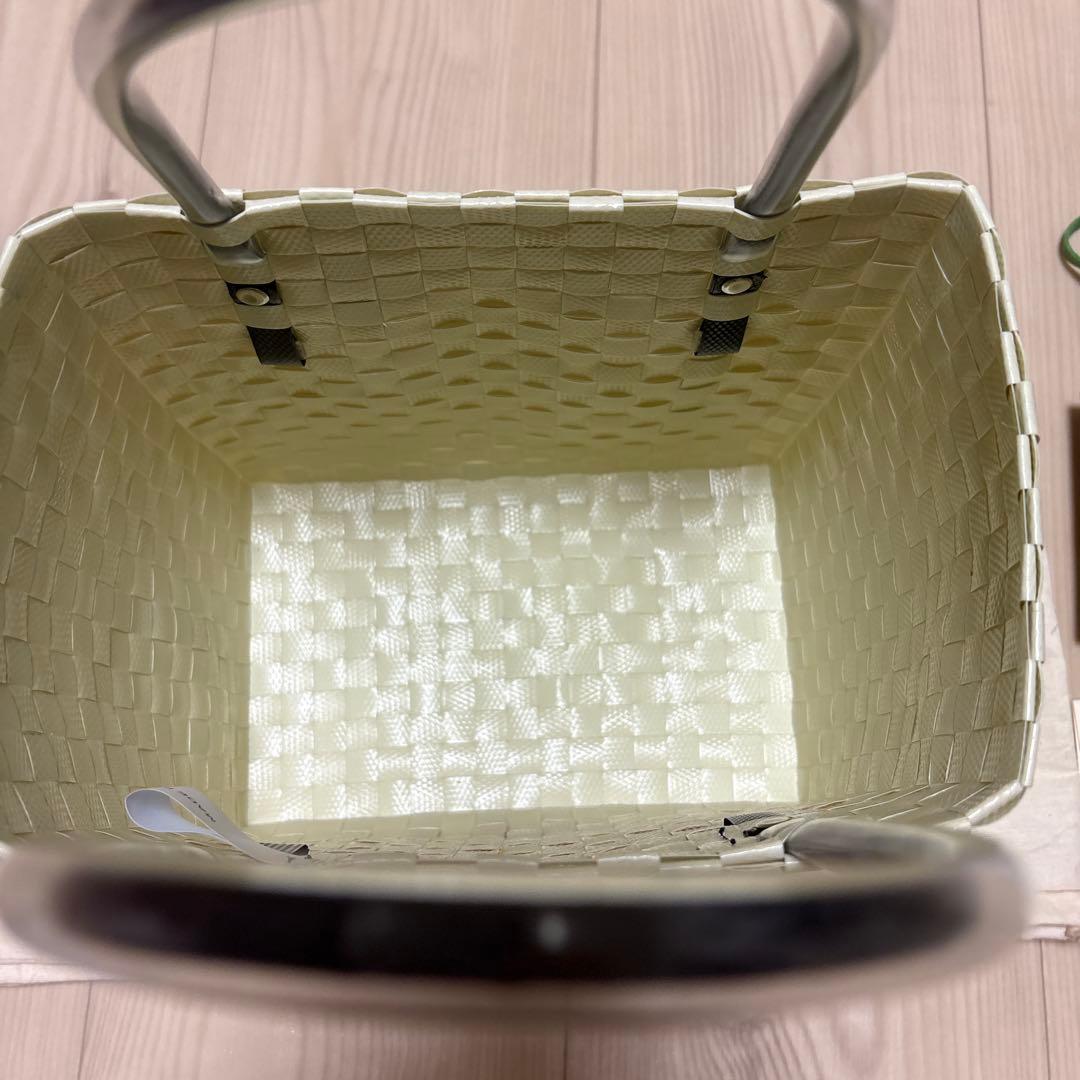 MARNI ブラウンドッグ カゴバッグ　犬