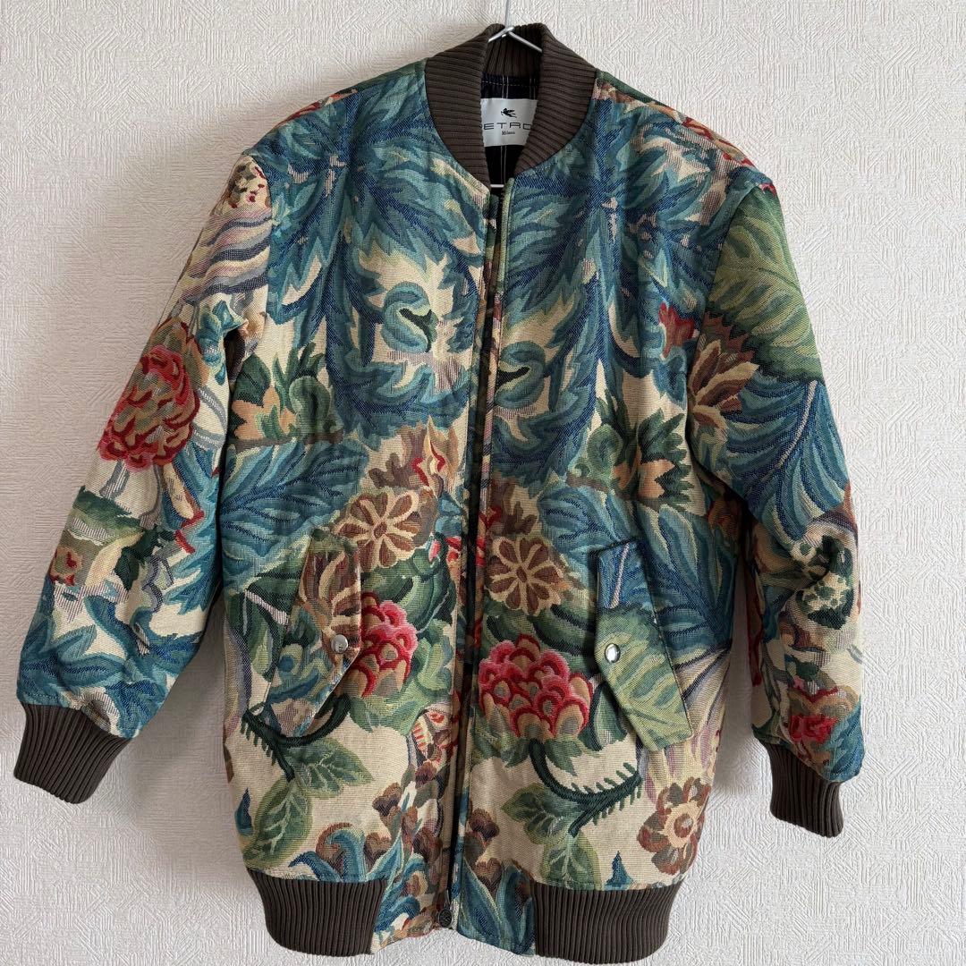 ○○の花子さん専用：ETRO 花柄 ボンバージャケット これからの季節に最適！