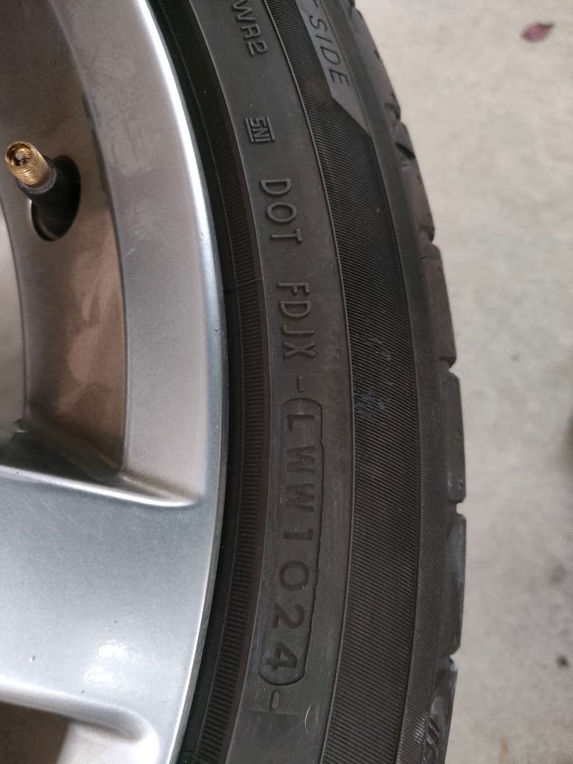 スバル純正 インプレッサ GVF STI A-L タイヤ付きホイール 1本