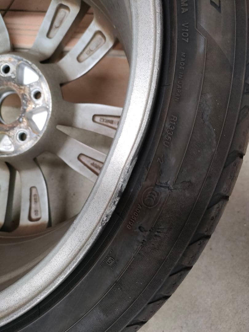 スバル純正 インプレッサ GVF STI A-L タイヤ付きホイール 1本