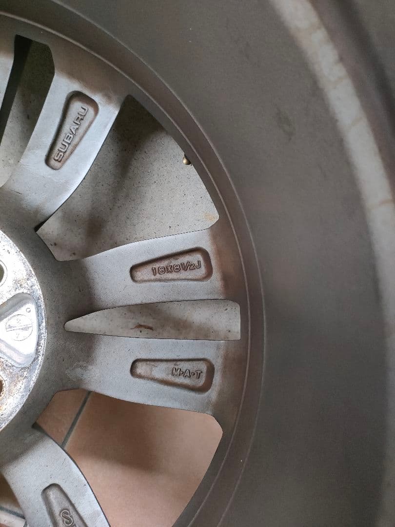 スバル純正 インプレッサ GVF STI A-L タイヤ付きホイール 1本