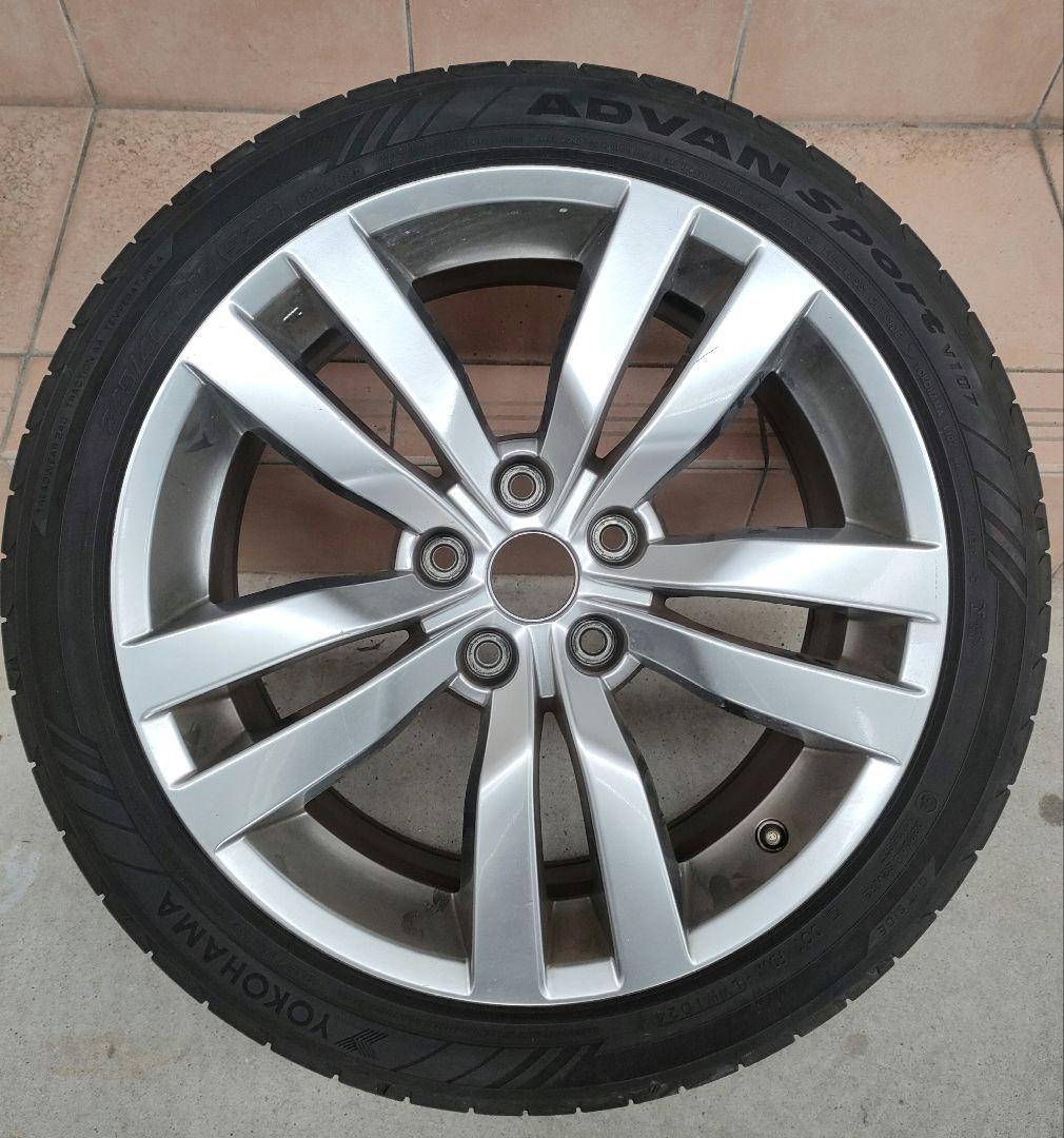 スバル純正 インプレッサ GVF STI A-L タイヤ付きホイール 1本