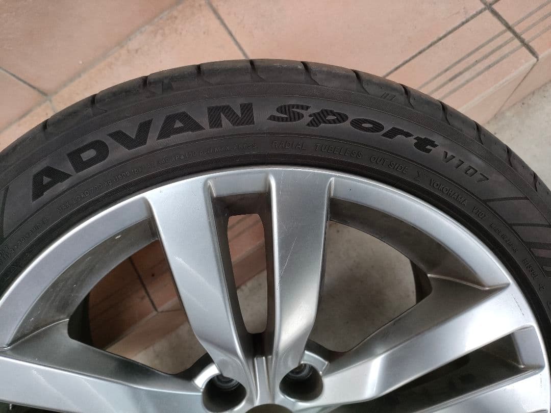 スバル純正 インプレッサ GVF STI A-L タイヤ付きホイール 1本