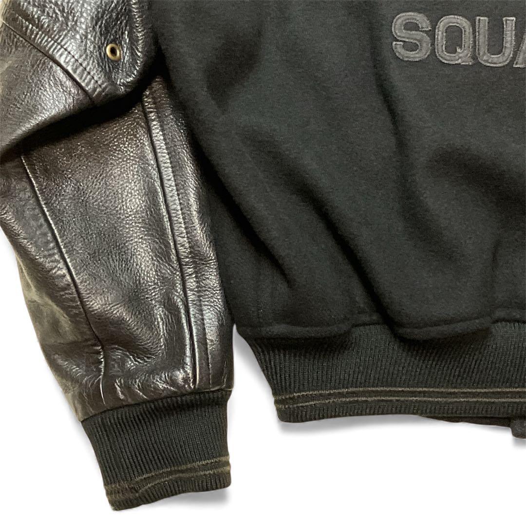 希少/古着/80s〜90s/ DOMON/ドモン/スタジャン/本革/M（大きめ）