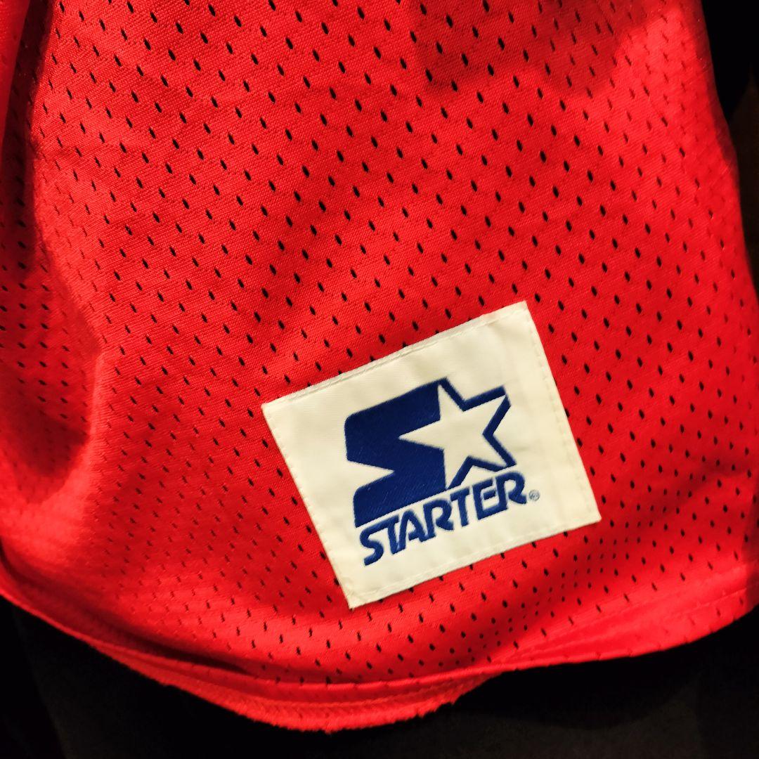 美品/NFL アメリカ製 ゲームシャツ XL レッド ヴィンテージ USA古着