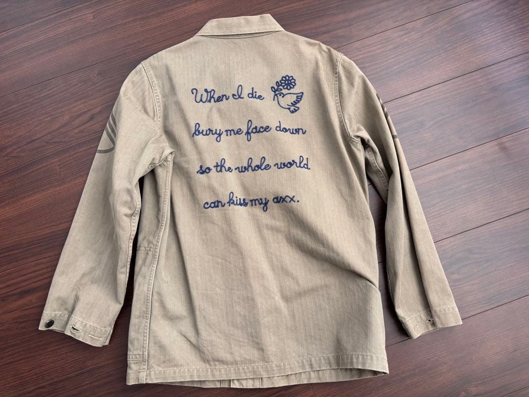 Pherrow's USMC カスタムミリタリージャケット オリーブ　サイズ38