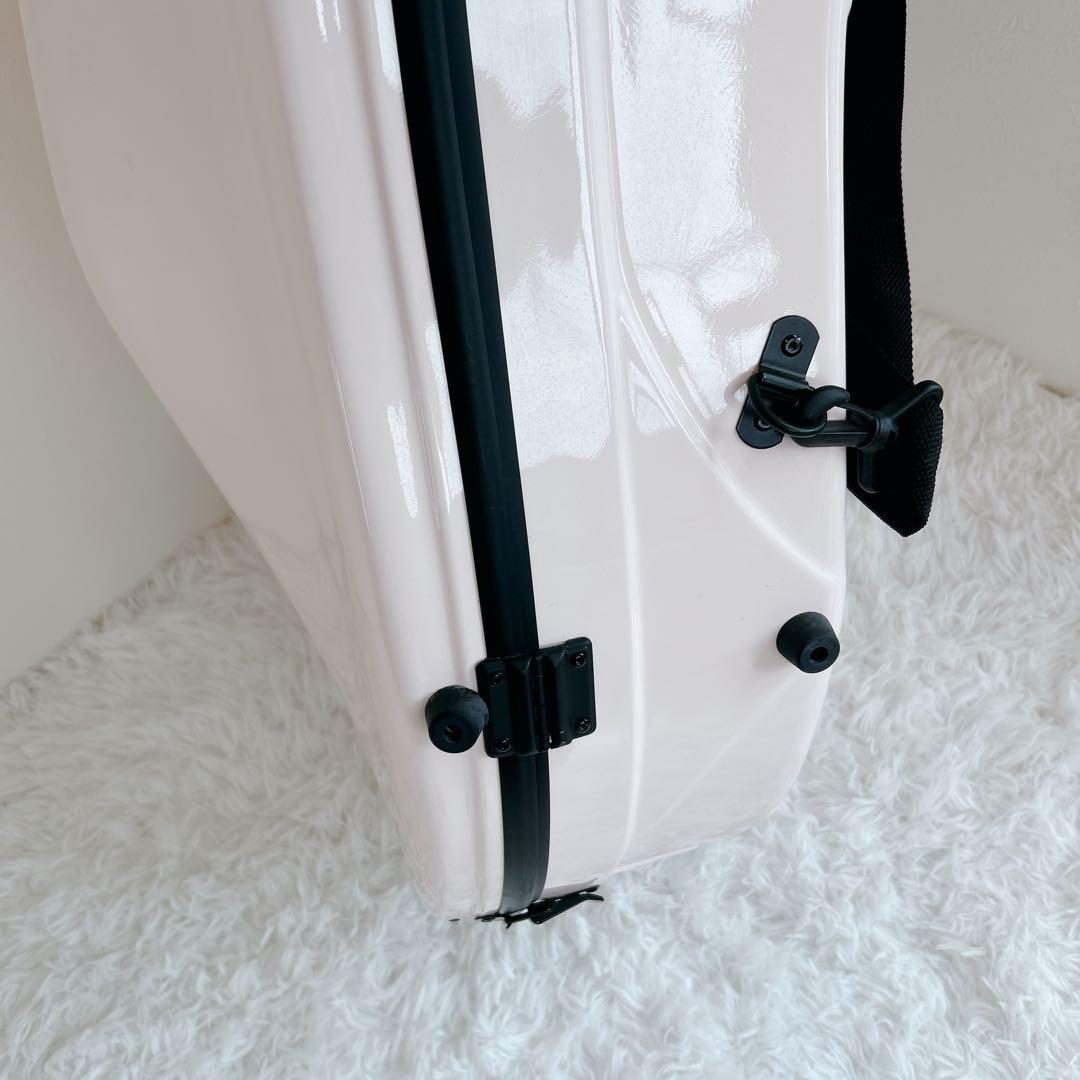 【極美品】TOYO 東洋楽器 プリュームファイバー チェロケース ライトピンク