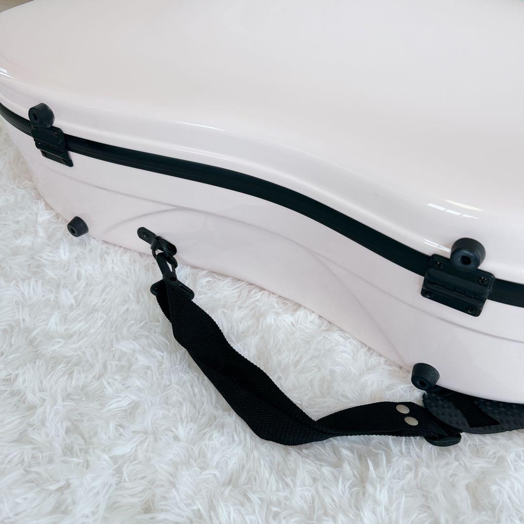 【極美品】TOYO 東洋楽器 プリュームファイバー チェロケース ライトピンク