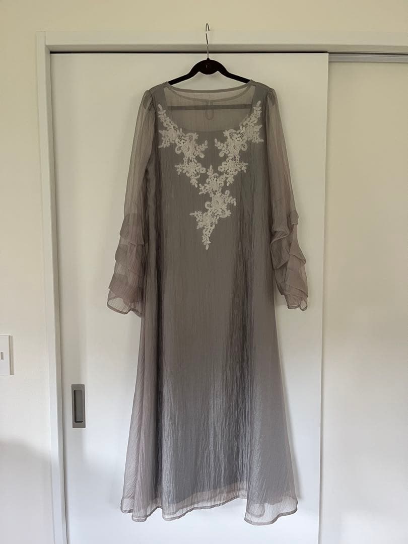 【niana】シアーAラインワンピース