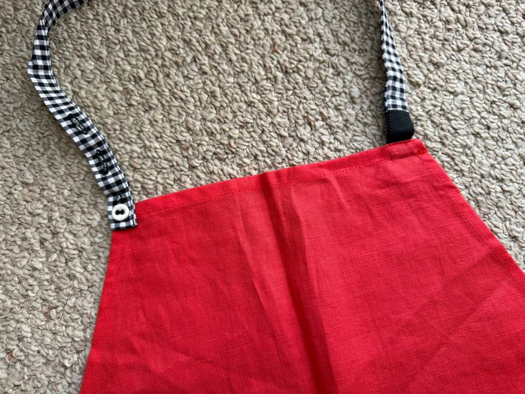 ポットアンドティ10周年記念エプロン雑誌掲載品一点物新品pot and tea