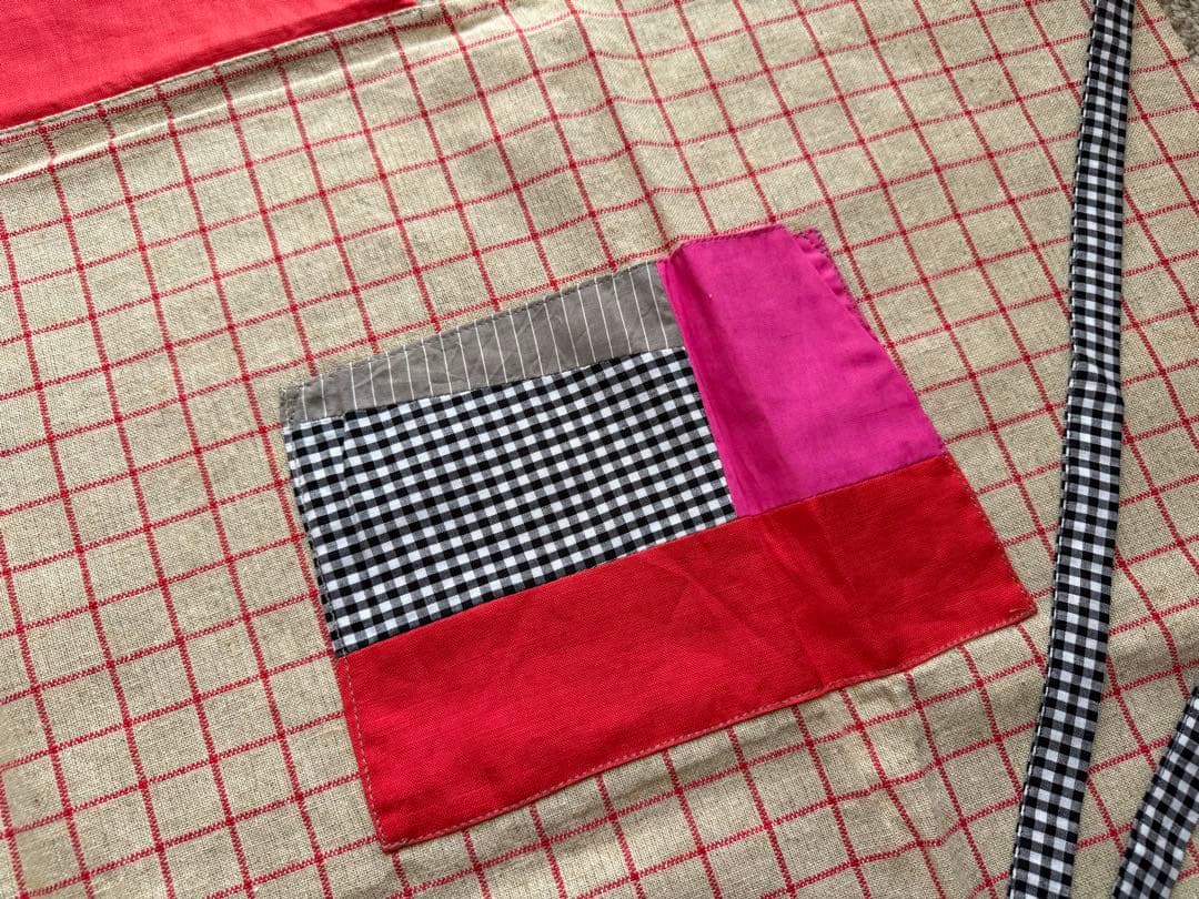 ポットアンドティ10周年記念エプロン雑誌掲載品一点物新品pot and tea