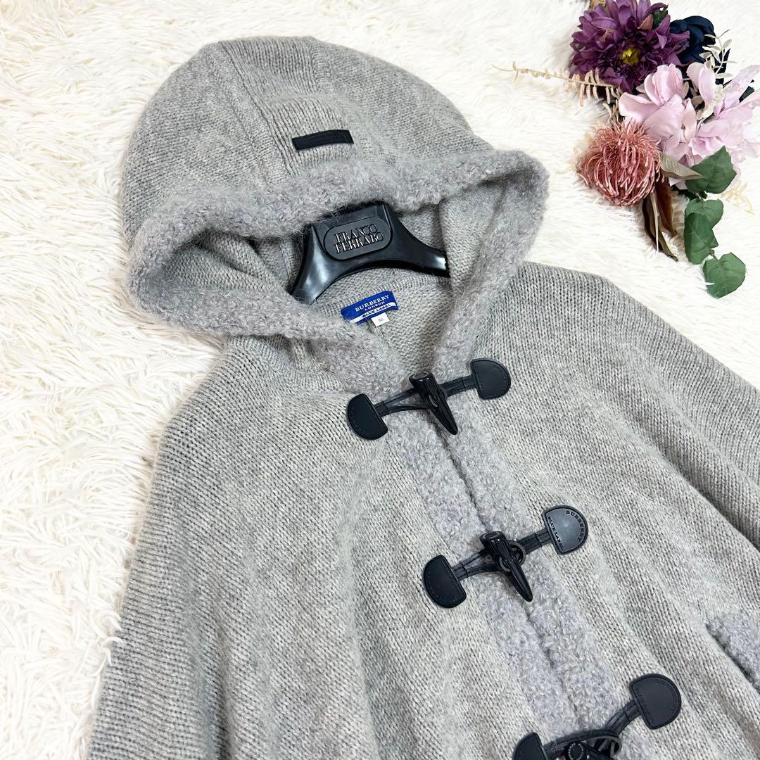 【RT 152613ページ】バーバリーブルーレーベル ニットポンチョ