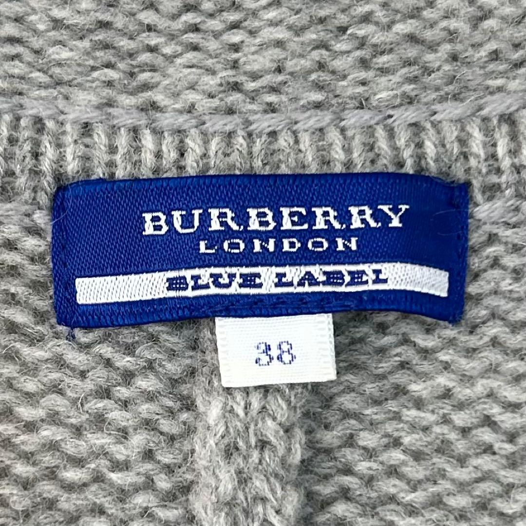 【RT 152613ページ】バーバリーブルーレーベル ニットポンチョ