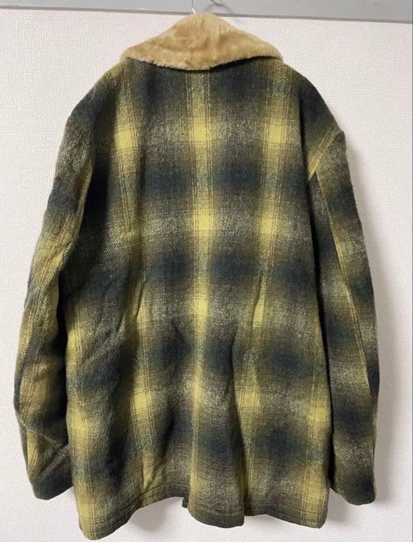 スペシャル オンブレチェック ギャングコート 60s 70s ヴィンテージ