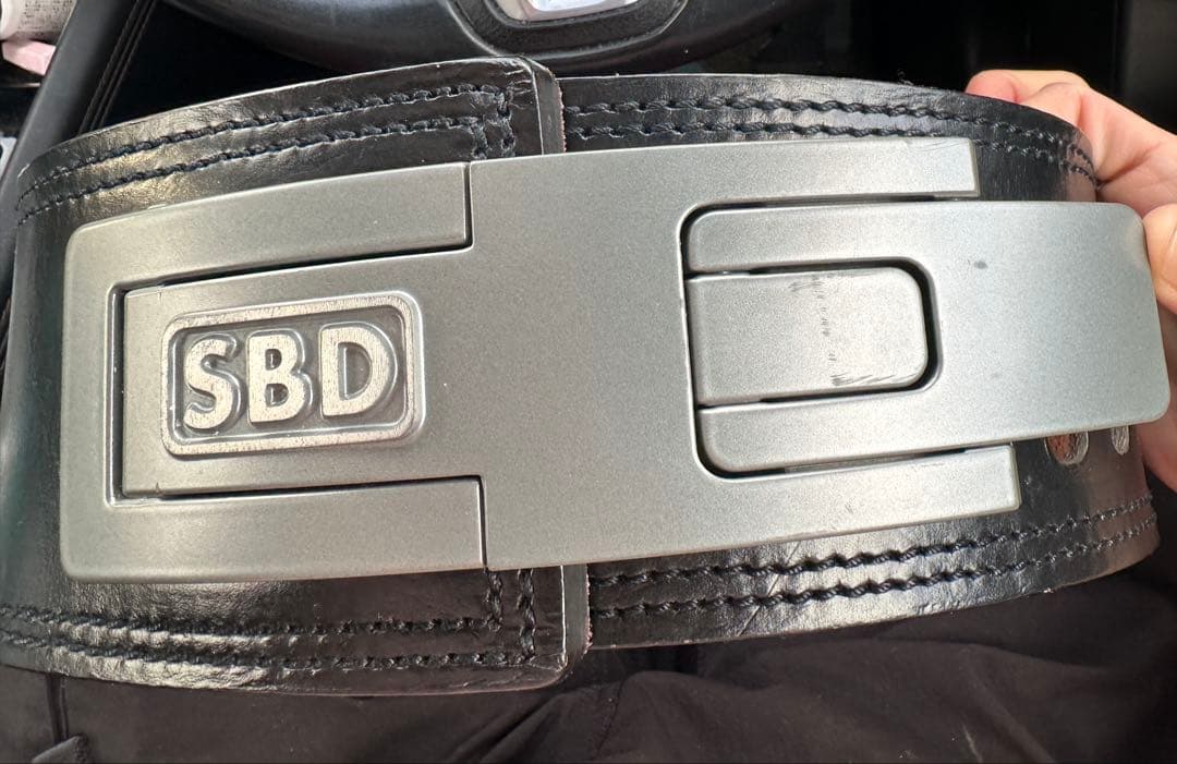 SBDパワーリフティングベルト　サイズS