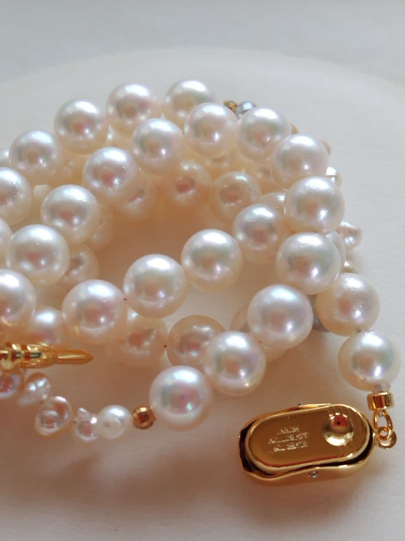 アコヤ真珠、あこやベビークレオパトラ ネックレス