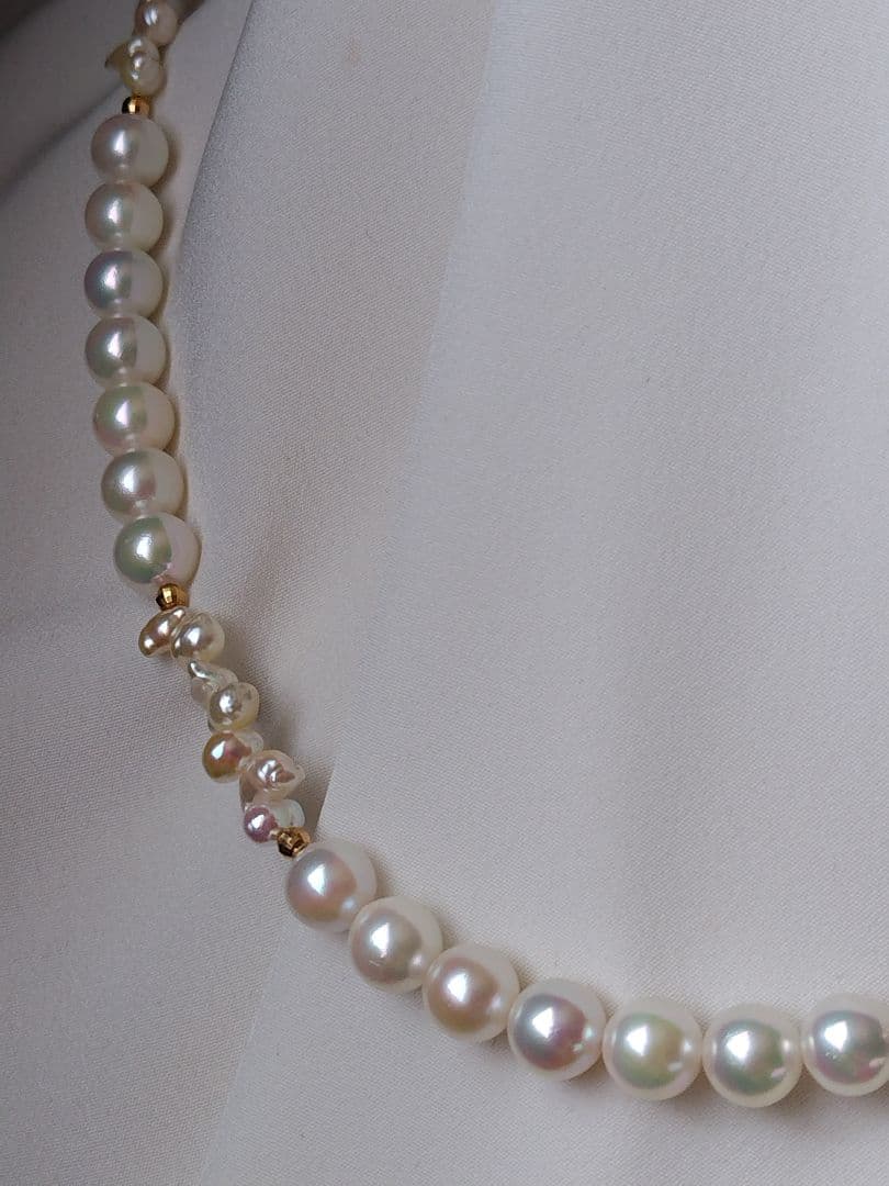 アコヤ真珠、あこやベビークレオパトラ ネックレス