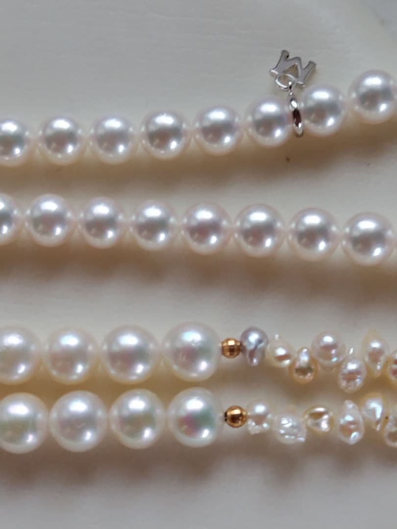 アコヤ真珠、あこやベビークレオパトラ ネックレス