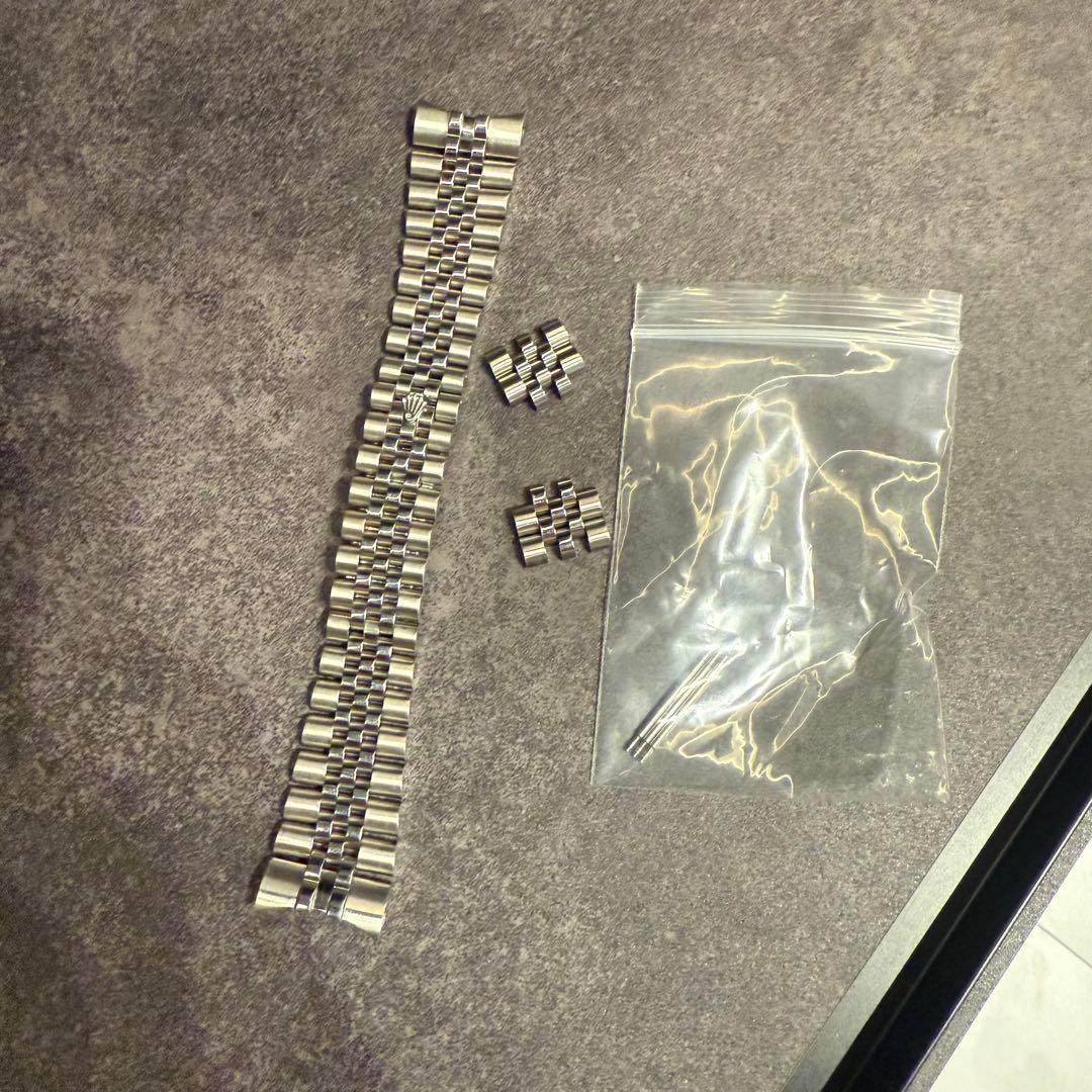 ロレックス用 21mm幅 社外 ジュビリーブレス コンシールドタイプ バンド