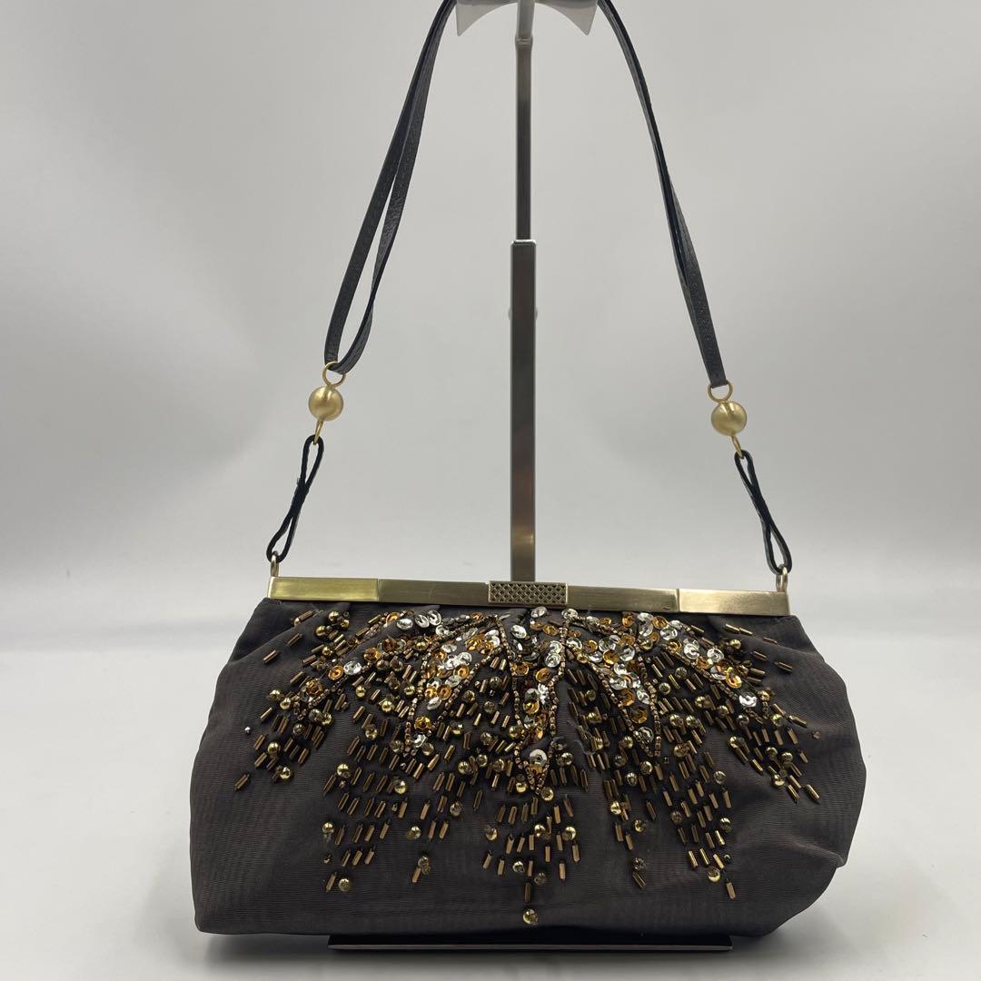 ボッテガ アクセサリーポーチ ビジュ スパンコール パーティーバッグ