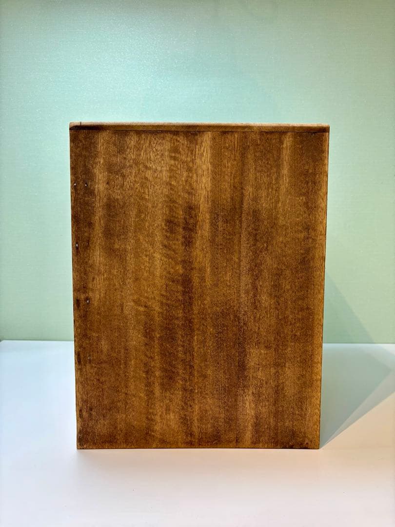 木味の小引き出し5段 レトロインテリア収納　レトロ雑貨好きに