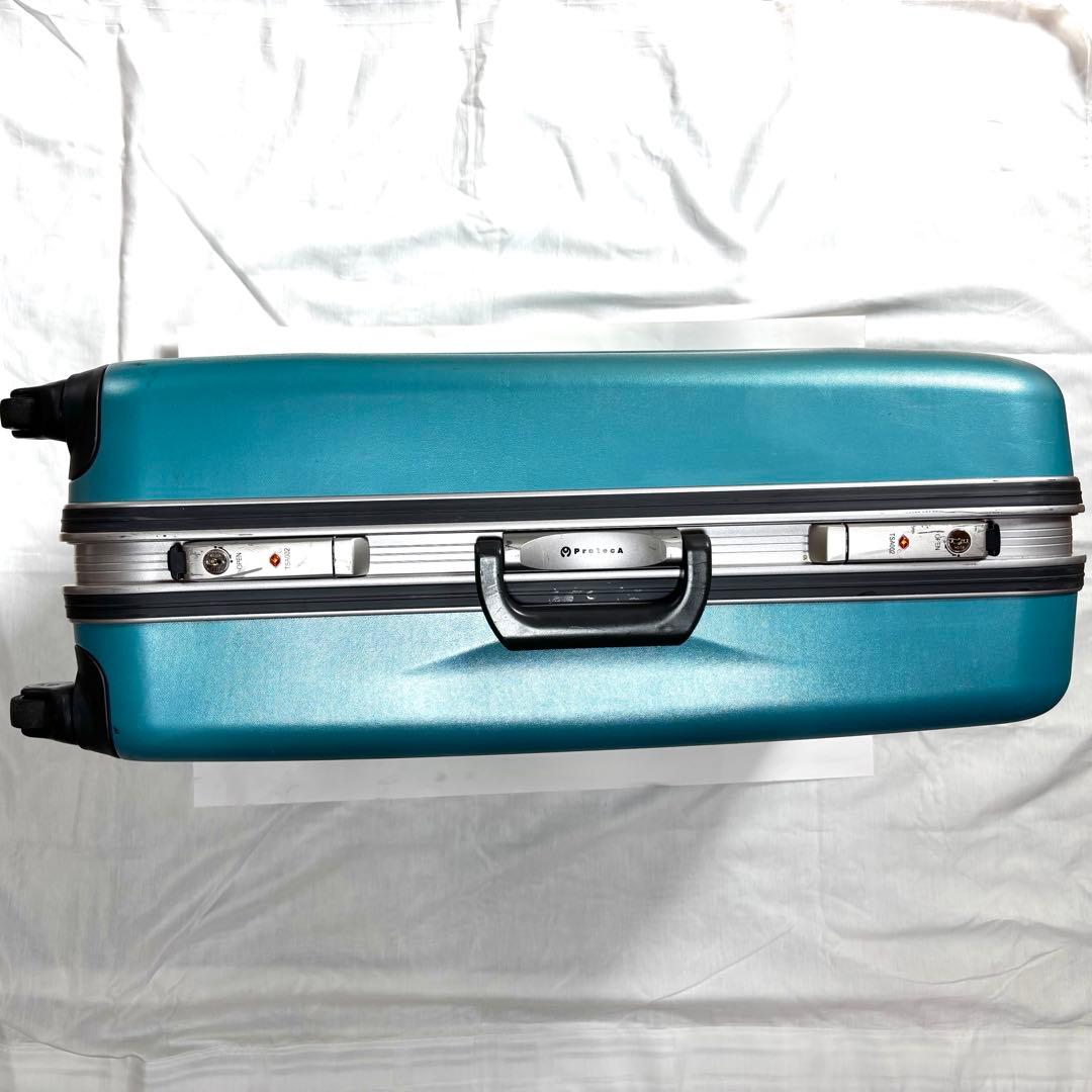 はち Proteca スーツケース 大型 ハードケース ターコイズ
