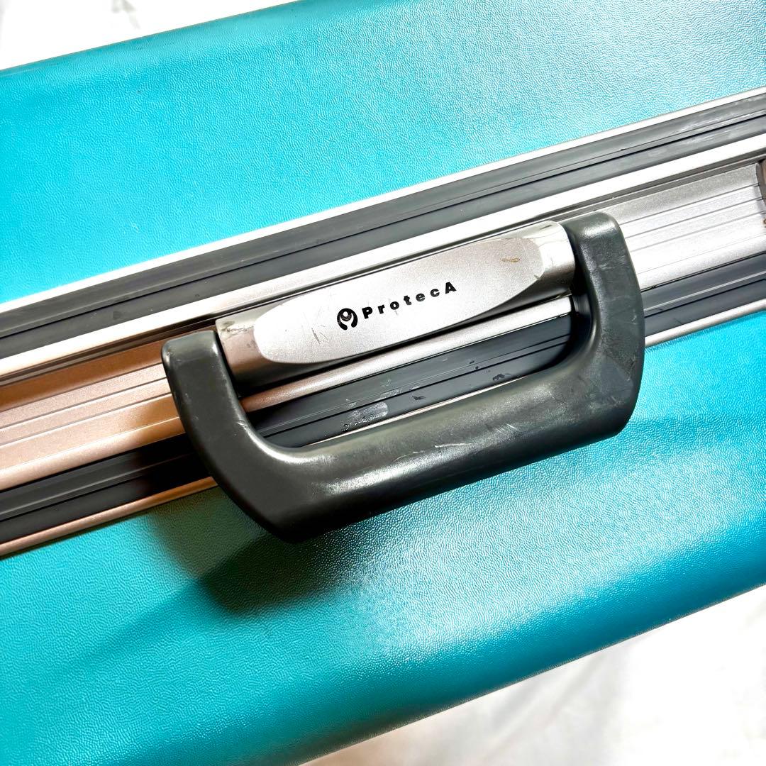 はち Proteca スーツケース 大型 ハードケース ターコイズ