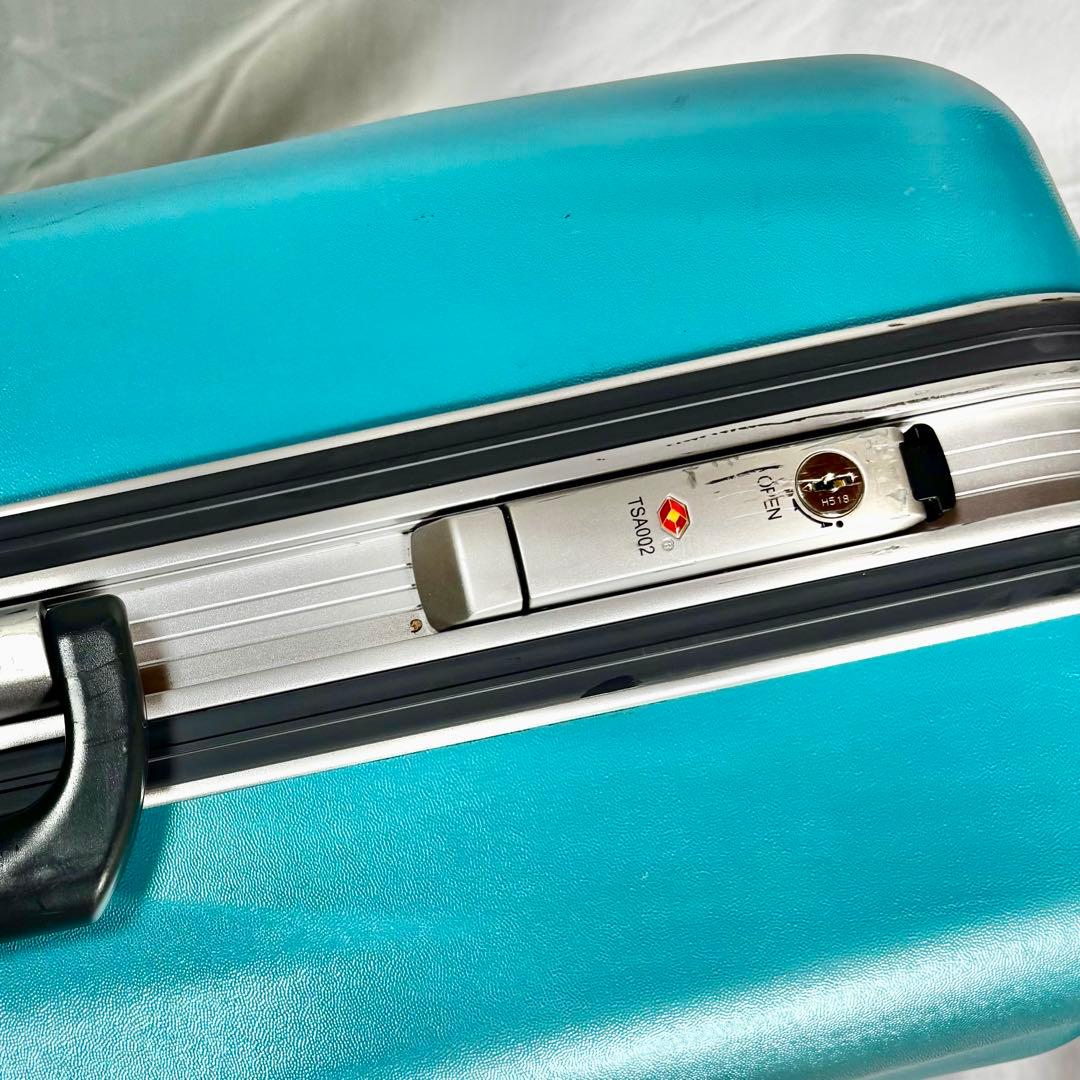 はち Proteca スーツケース 大型 ハードケース ターコイズ