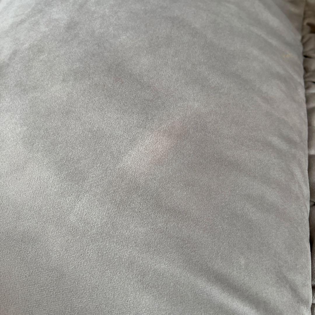 【引き取り限定】Francfranc カラン 【美品】フロアソファーグレー