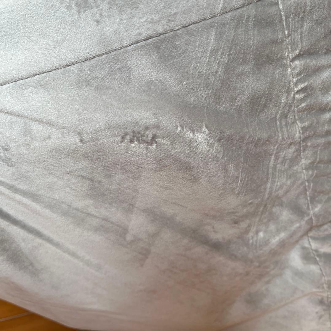 【引き取り限定】Francfranc カラン 【美品】フロアソファーグレー