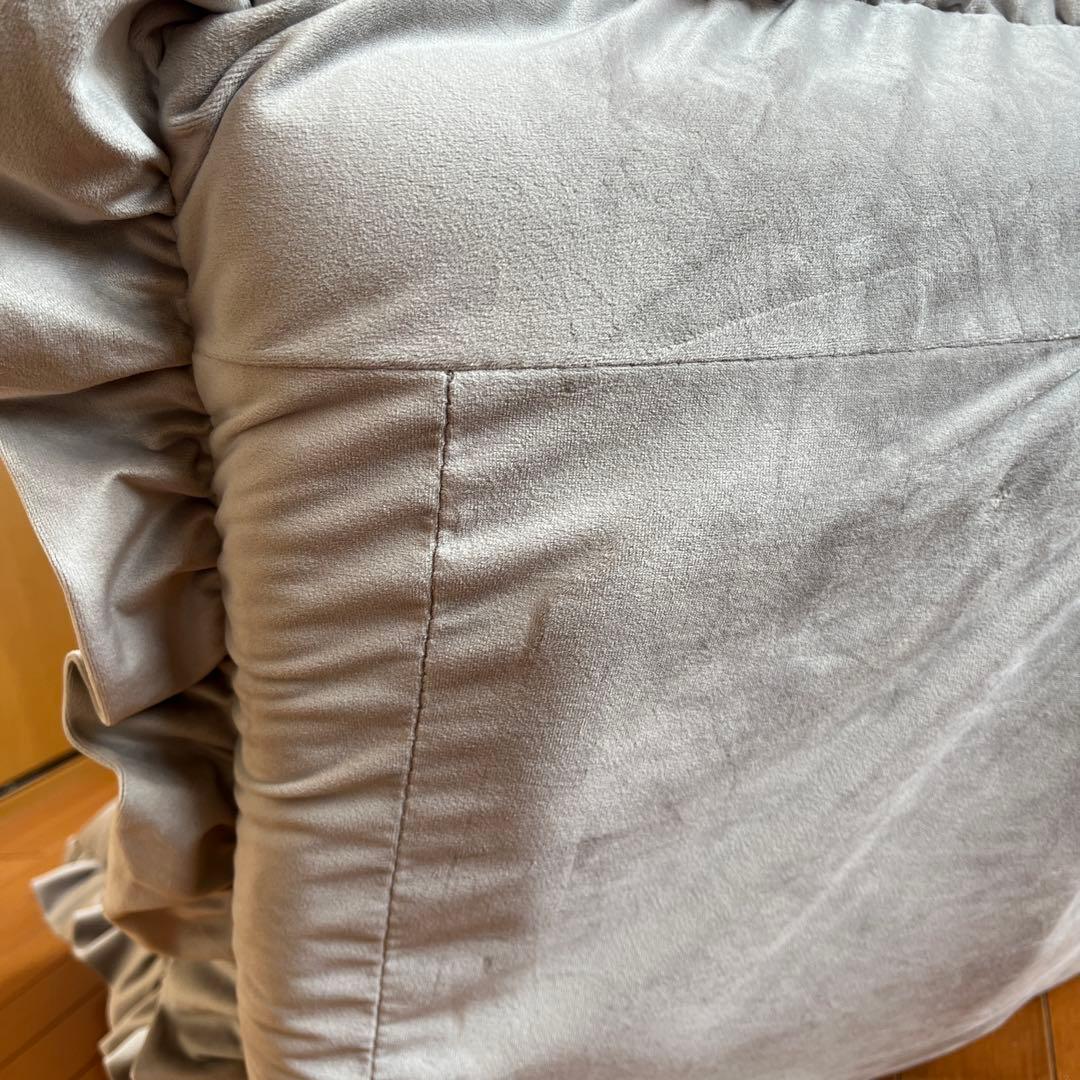 【引き取り限定】Francfranc カラン 【美品】フロアソファーグレー