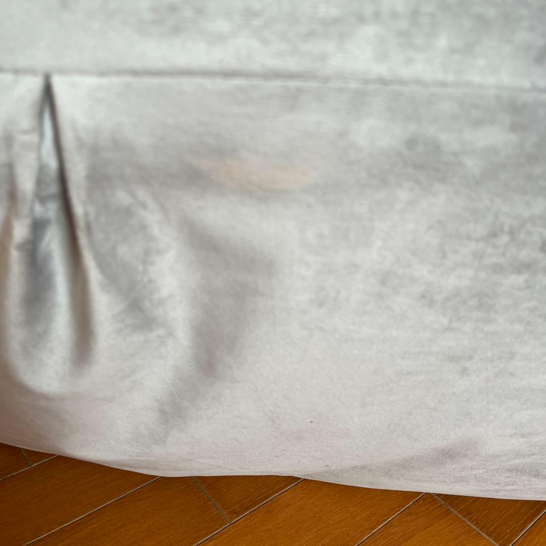 【引き取り限定】Francfranc カラン 【美品】フロアソファーグレー