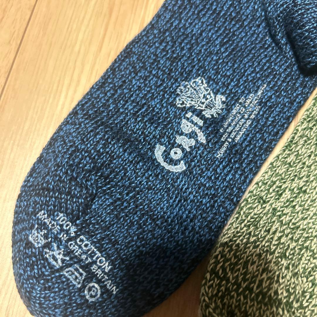 未使用corgi コーギ ソックス 25～28㎝（10 1/2）　4足