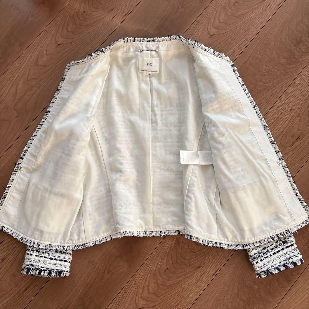 23区　ノーカラージャケット　オケージョン