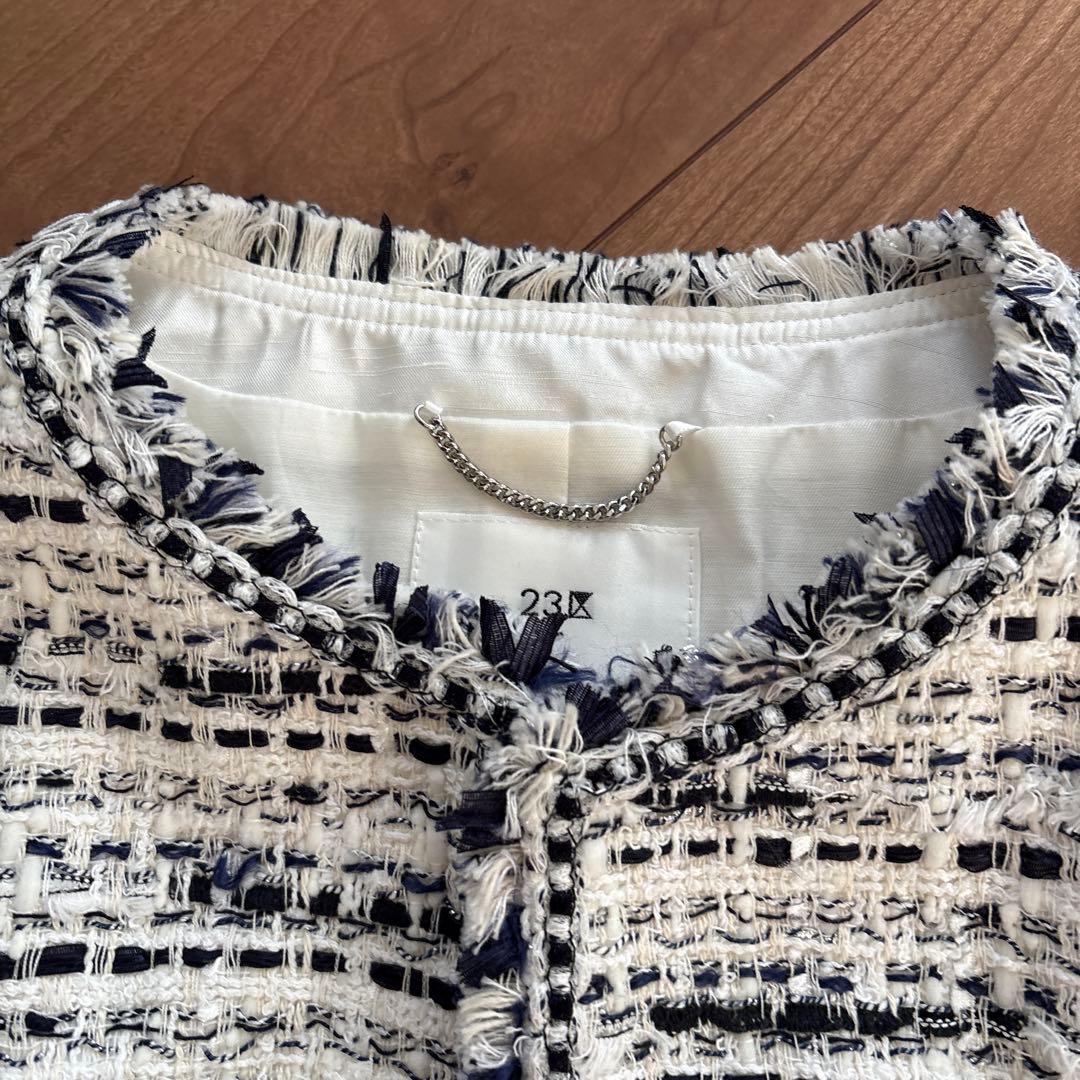 23区　ノーカラージャケット　オケージョン